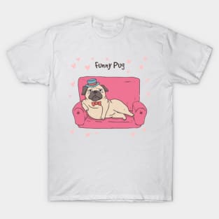 Relax pug T-Shirt